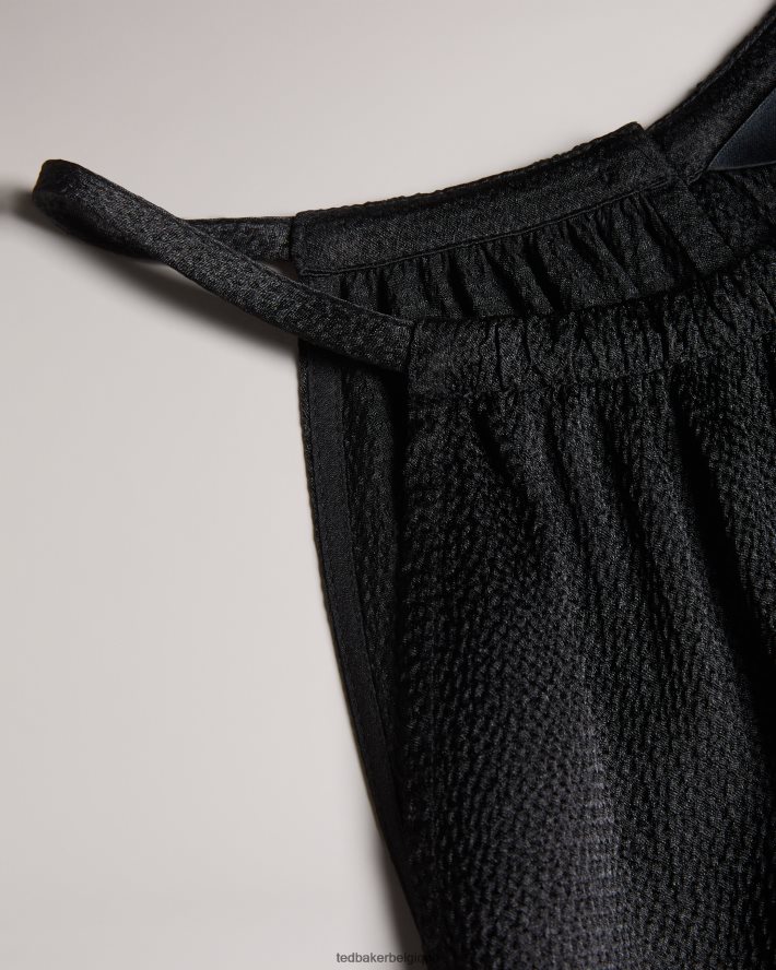 être Ted Baker femmes robe midi dos nu roxieyy noir FR8J42474 vêtements