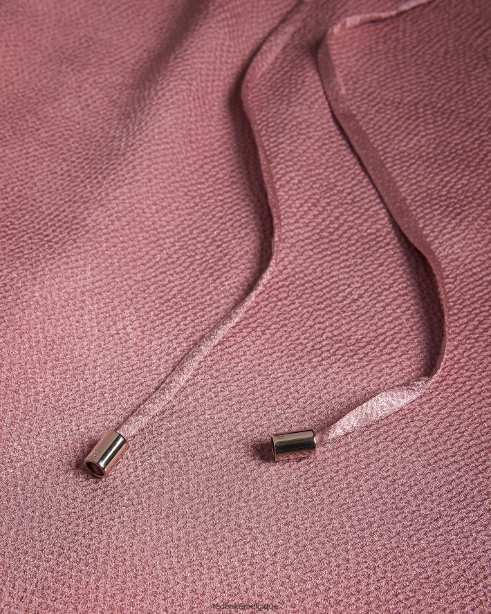 être Ted Baker femmes robe midi dos nu roxieyy rose sombre FR8J42193 vêtements