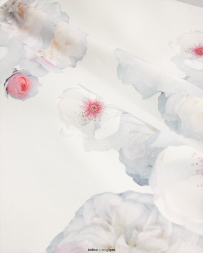 être Ted Baker femmes robe patineuse à imprimé fleuri Trinia naturel FR8J4261 vêtements