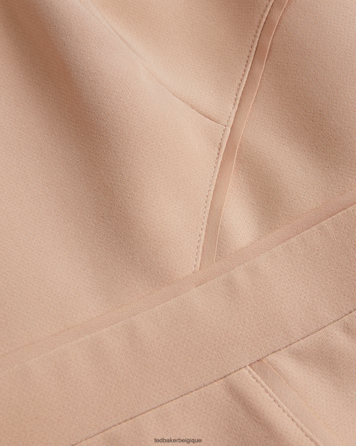être Ted Baker femmes ivylou - robe mi-longue moulante à manches transparentes nu FR8J42359 vêtements