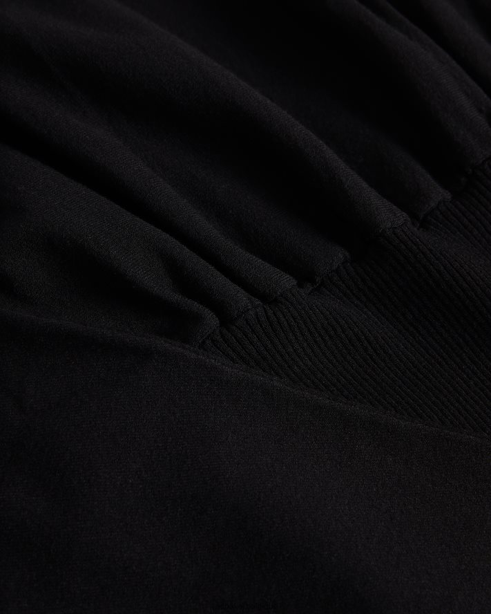 être Ted Baker femmes robe midi cocon alice noir FR8J42283 vêtements