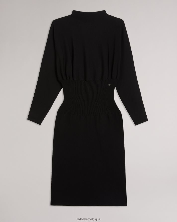 être Ted Baker femmes robe midi cocon alice noir FR8J42283 vêtements