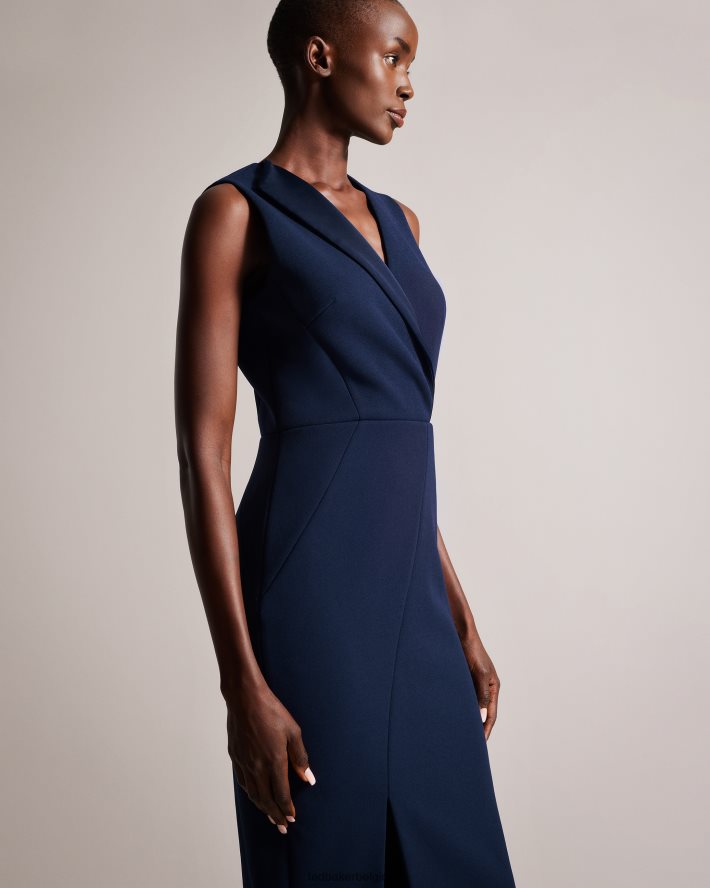 être Ted Baker femmes robe moulante avec coutures tilolah bleu marine foncé FR8J42144 vêtements