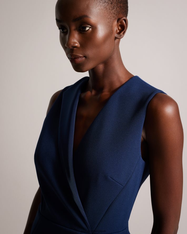 être Ted Baker femmes robe moulante avec coutures tilolah bleu marine foncé FR8J42144 vêtements