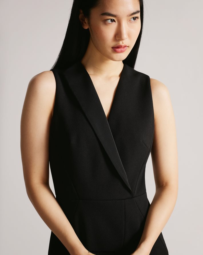 être Ted Baker femmes robe moulante avec coutures tilolah noir FR8J42262 vêtements