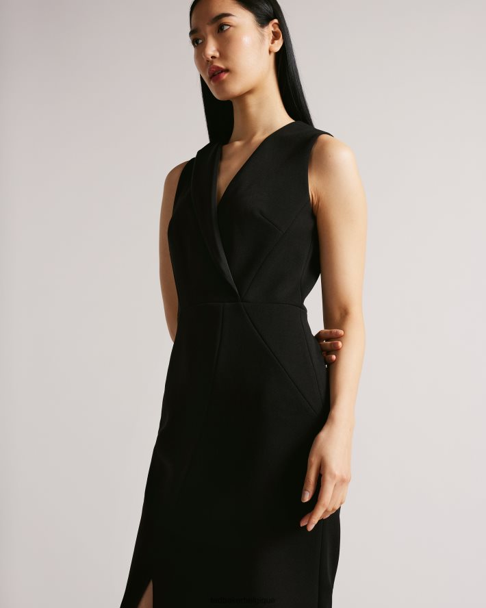 être Ted Baker femmes robe moulante avec coutures tilolah noir FR8J42262 vêtements