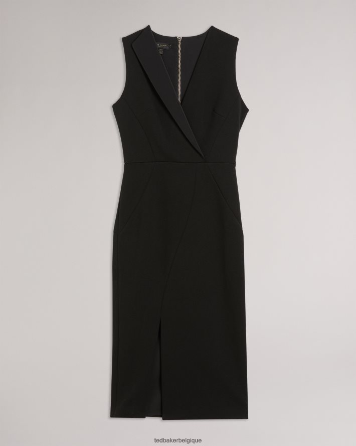être Ted Baker femmes robe moulante avec coutures tilolah noir FR8J42262 vêtements