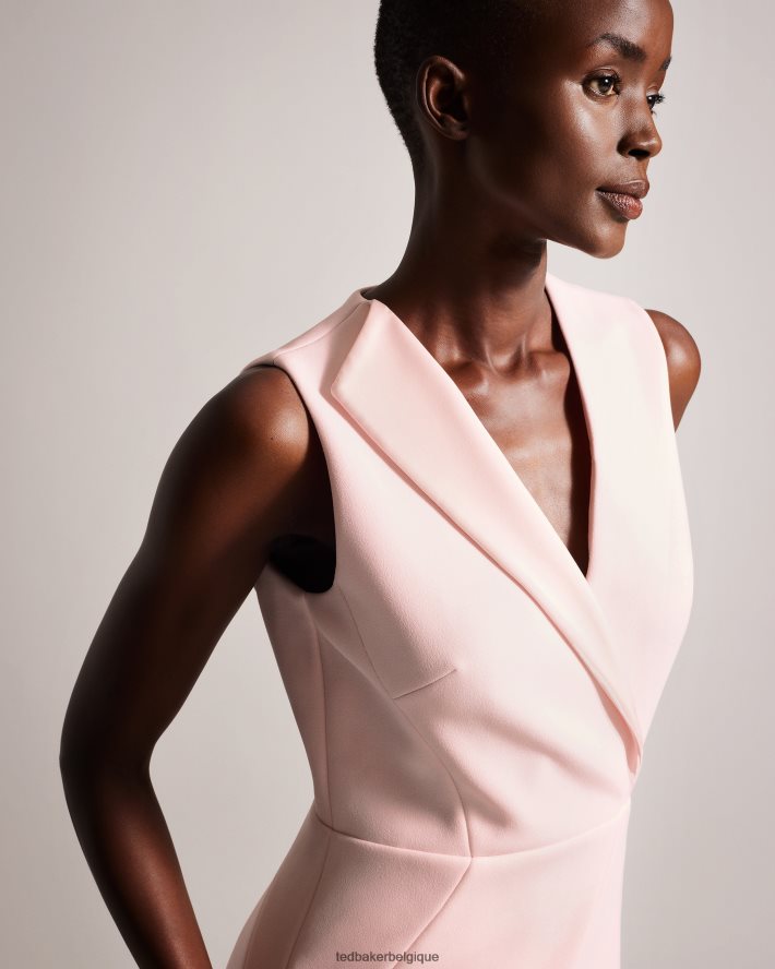 être Ted Baker femmes robe moulante avec coutures tilolah nu clair FR8J42175 vêtements