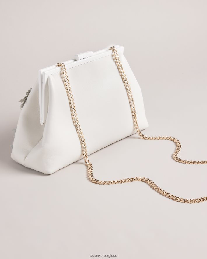 être Ted Baker femmes felorr pochette à fleurs appliquées écru FR8J42695 Sacs