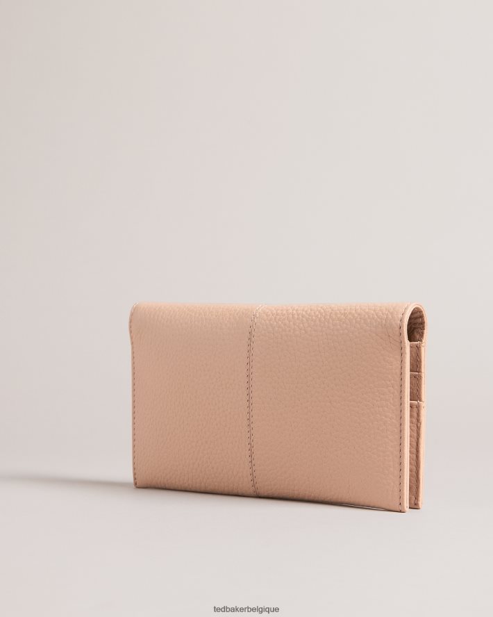 être Ted Baker femmes pochette en cuir Nishi taupe FR8J42693 Sacs