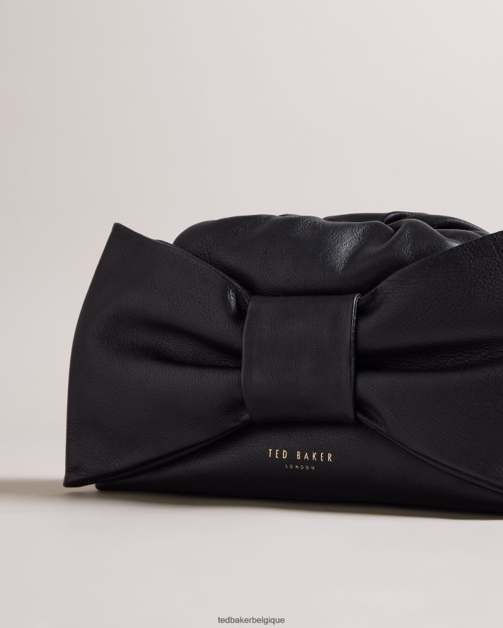 être Ted Baker femmes pochette niasa à détail de nœud noir FR8J42721 Sacs