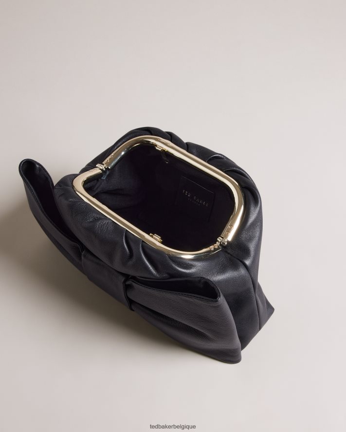 être Ted Baker femmes pochette niasa à détail de nœud noir FR8J42721 Sacs