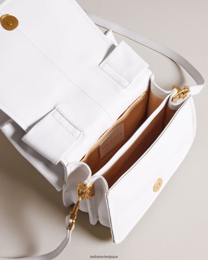 être Ted Baker femmes Niasina - Mini sac bandoulière à détail nœud blanc FR8J42731 Sacs