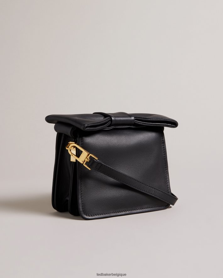 être Ted Baker femmes Niasina - Mini sac bandoulière à détail nœud noir FR8J42745 Sacs