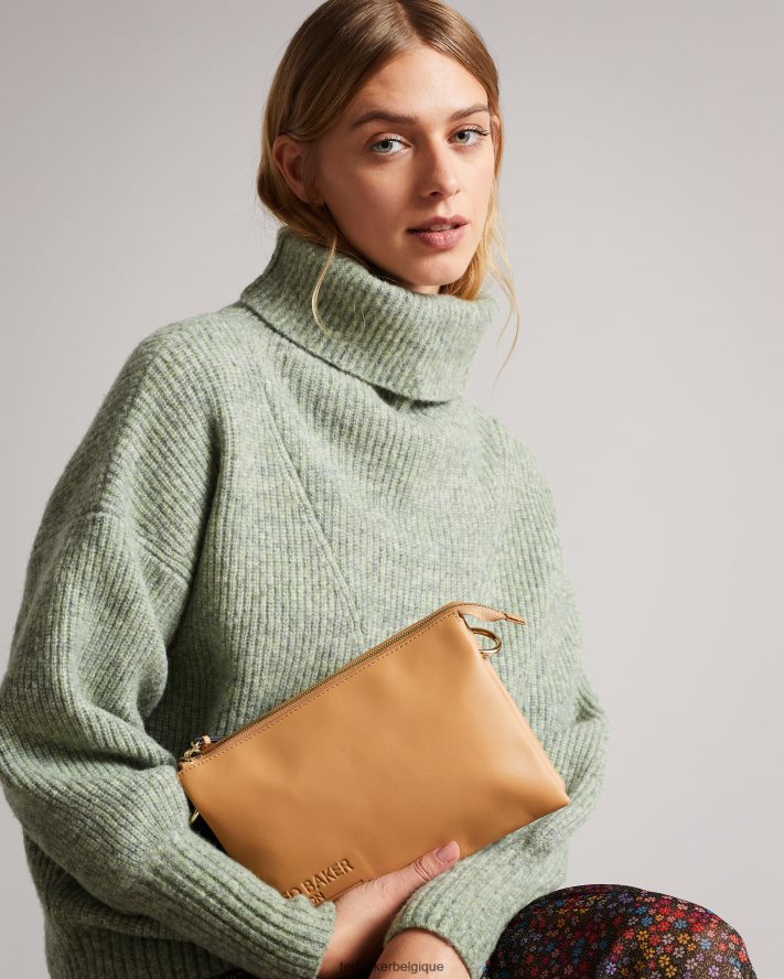 être Ted Baker femmes Sac bandoulière en sangle de marque Darceyy chameau FR8J42749 Sacs