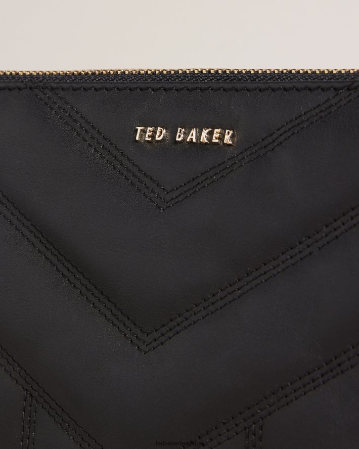 être Ted Baker femmes ayasini - sac bandoulière matelassé noir FR8J42789 Sacs