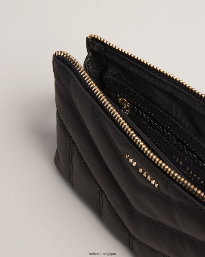 être Ted Baker femmes ayasini - sac bandoulière matelassé noir FR8J42789 Sacs