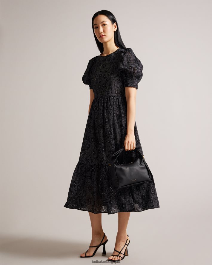 être Ted Baker femmes niasin - sac bandoulière à détail nœud noir FR8J42727 Sacs