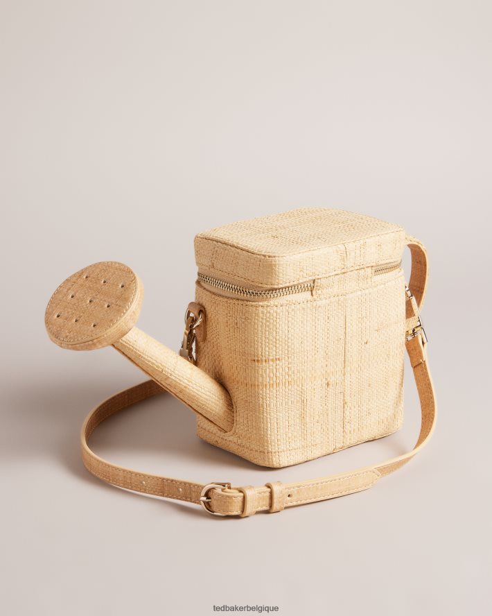 être Ted Baker femmes sac bandoulière arrosoir en paille watrcan naturel FR8J42805 Sacs