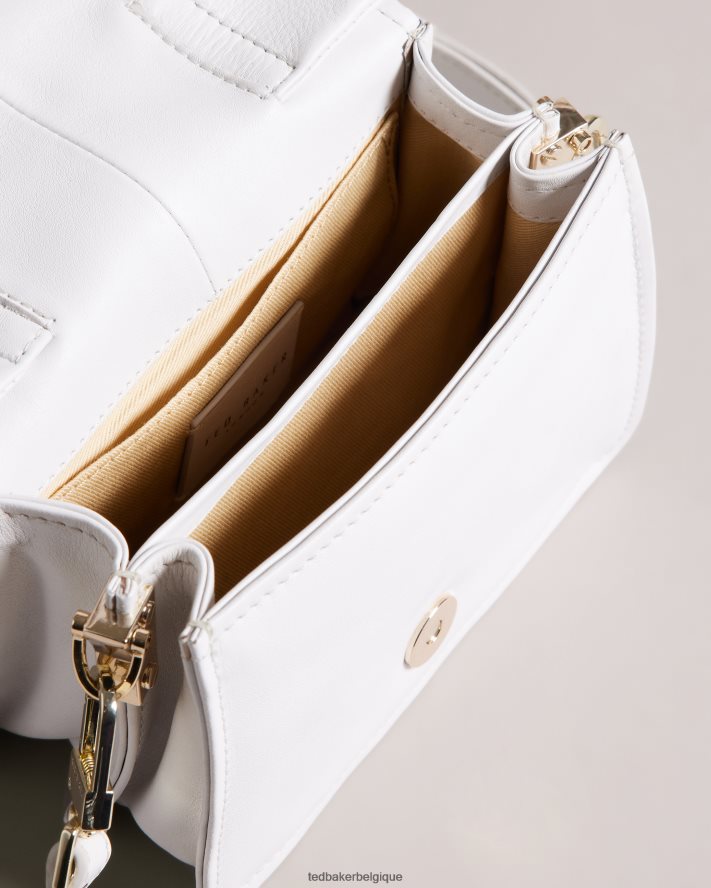 être Ted Baker femmes sac bandoulière à détail bijou emie écru FR8J42759 Sacs