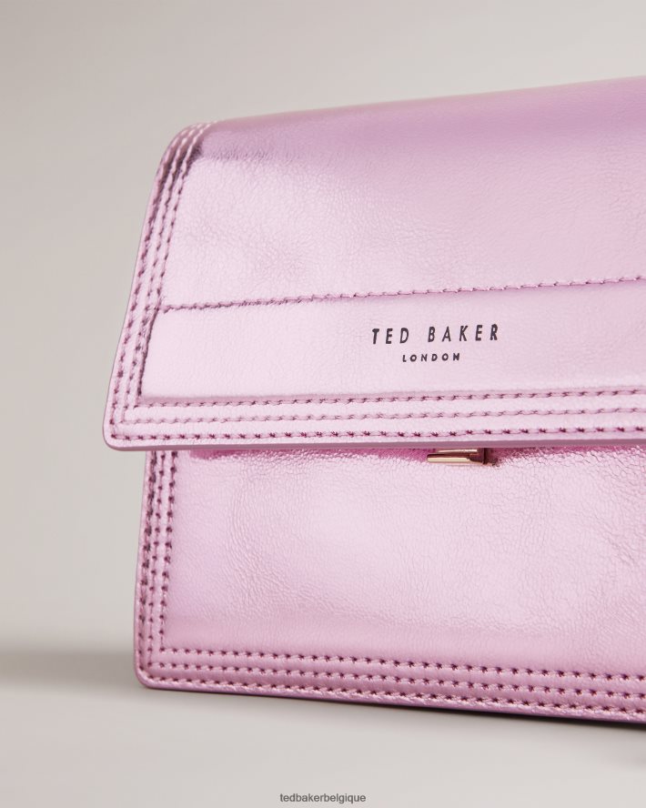 être Ted Baker femmes sac bandoulière en cuir Libbe rose FR8J42680 Sacs