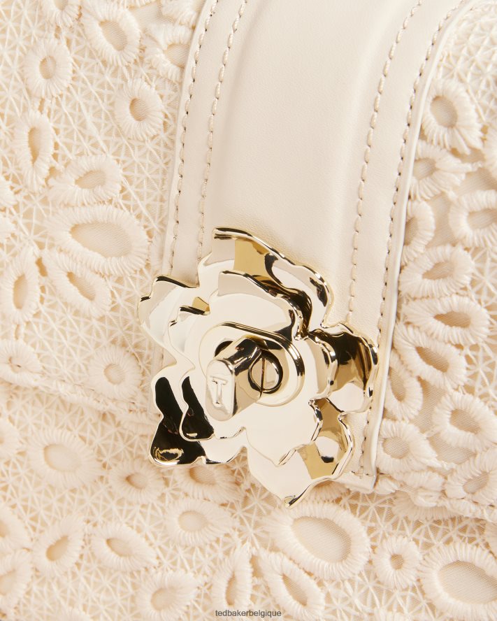 être Ted Baker femmes sac bandoulière en dentelle magnolia floreti Ivoire FR8J42800 Sacs