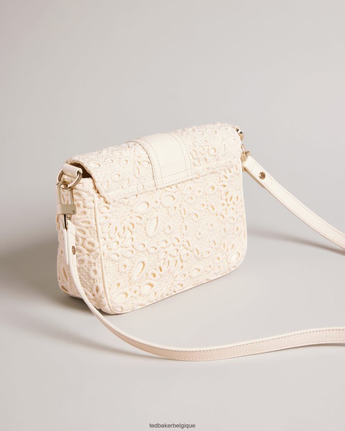 être Ted Baker femmes sac bandoulière en dentelle magnolia floreti Ivoire FR8J42800 Sacs