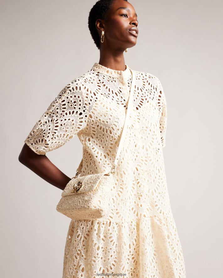 être Ted Baker femmes sac bandoulière en dentelle magnolia floreti Ivoire FR8J42800 Sacs