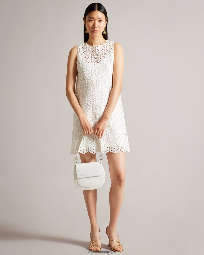 être Ted Baker femmes sac à bandoulière en toile de marque Daliai écru FR8J42719 Sacs