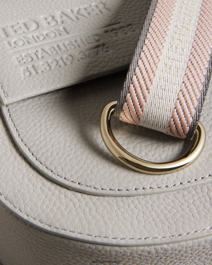 être Ted Baker femmes sac à bandoulière en toile de marque Daliai gris clair FR8J42705 Sacs