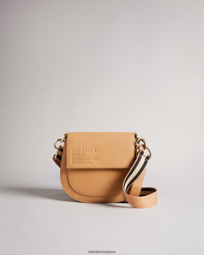 être Ted Baker femmes sac à bandoulière en toile de marque Darcell chameau FR8J42710 Sacs