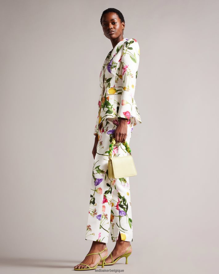 être Ted Baker femmes sac bandoulière maryse à poignée nouée citron vert FR8J42720 Sacs