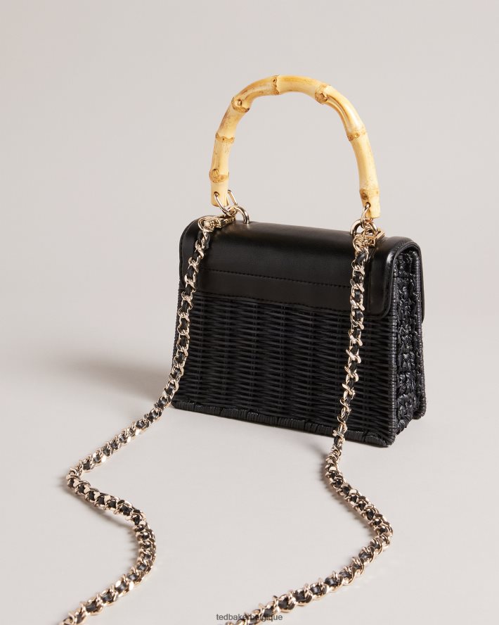 être Ted Baker femmes sac bandoulière panier à poignée supérieure Jaylisa noir FR8J42743 Sacs