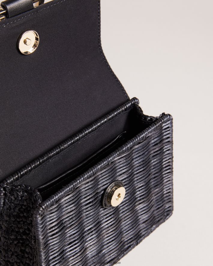 être Ted Baker femmes sac bandoulière panier à poignée supérieure Jaylisa noir FR8J42743 Sacs