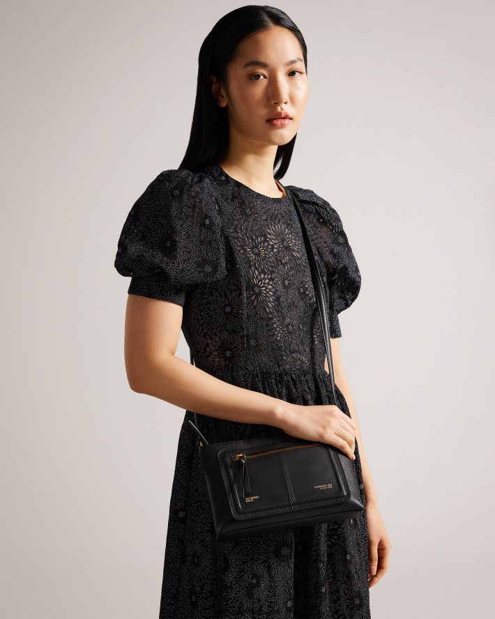 être Ted Baker femmes sac à bandoulière pour vêtements de travail nishu noir FR8J42681 Sacs