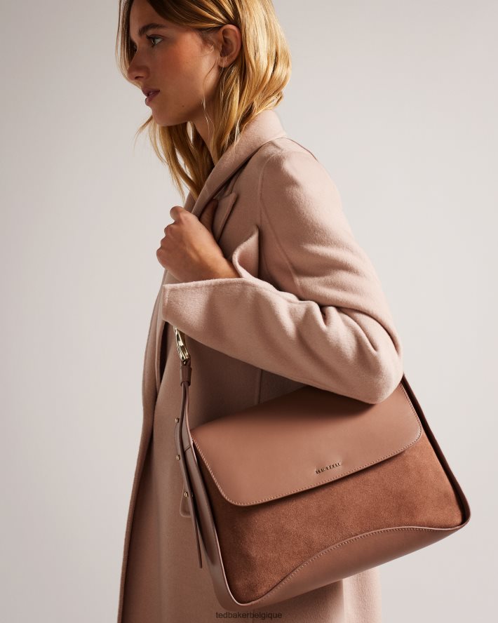 être Ted Baker femmes sac porté épaule cheriah à détail de chaîne naturel FR8J42670 Sacs