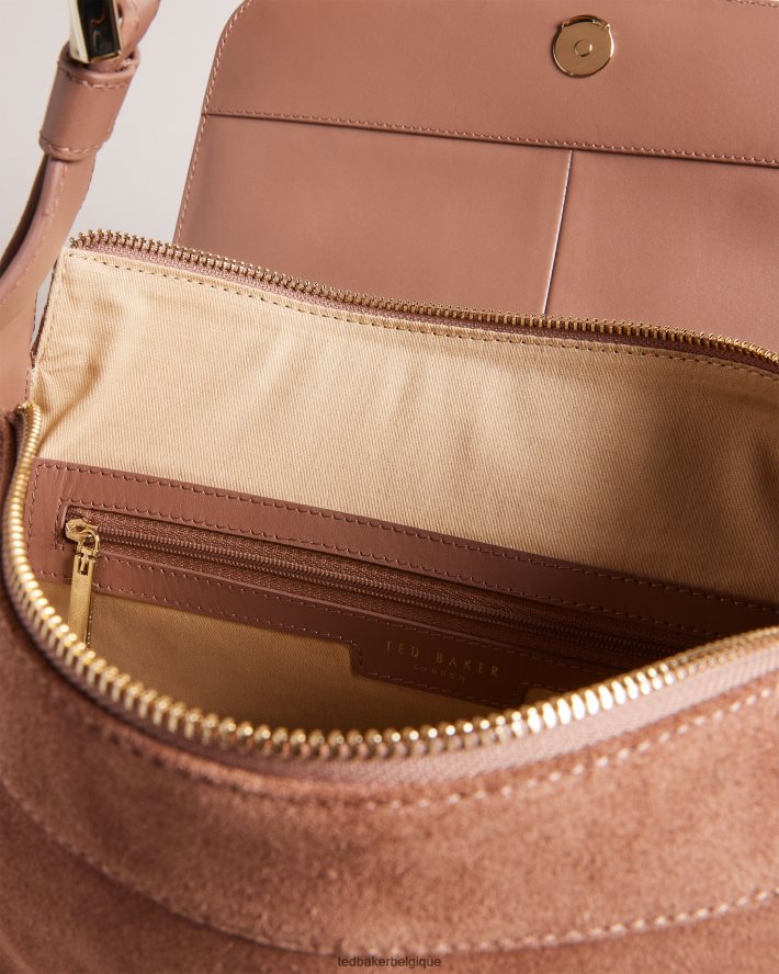 être Ted Baker femmes sac porté épaule cheriah à détail de chaîne naturel FR8J42670 Sacs