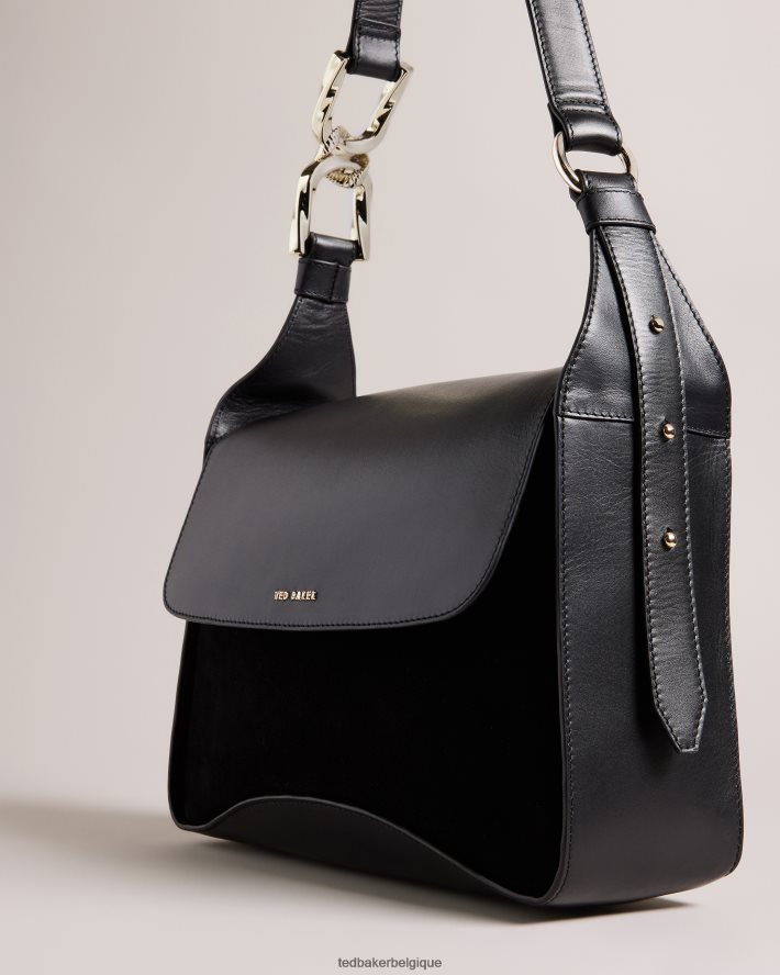être Ted Baker femmes sac porté épaule cheriah à détail de chaîne noir FR8J42671 Sacs