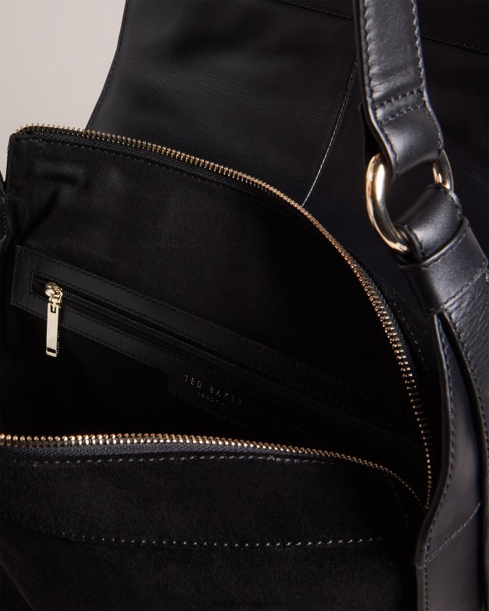 être Ted Baker femmes sac porté épaule cheriah à détail de chaîne noir FR8J42671 Sacs