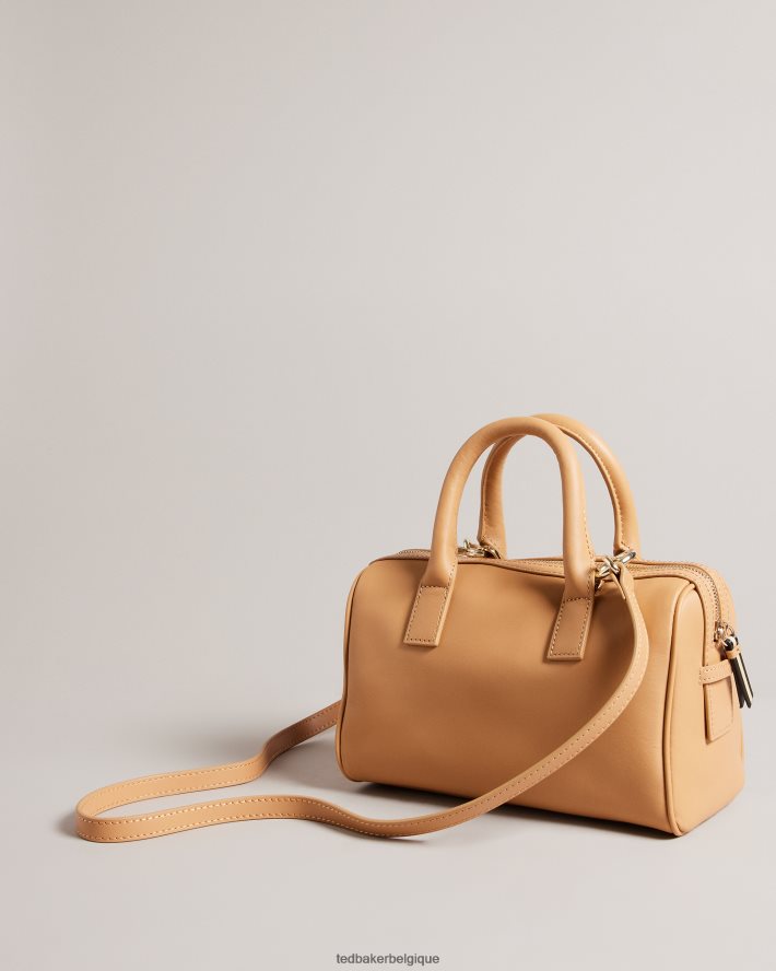être Ted Baker femmes sac porté épaule en toile à logo Daralia chameau FR8J42701 Sacs