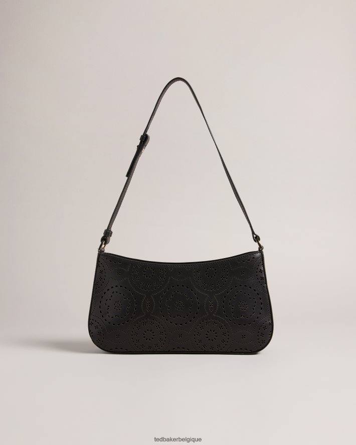 être Ted Baker femmes sac porté épaule libily magnolia découpé au laser noir FR8J42722 Sacs