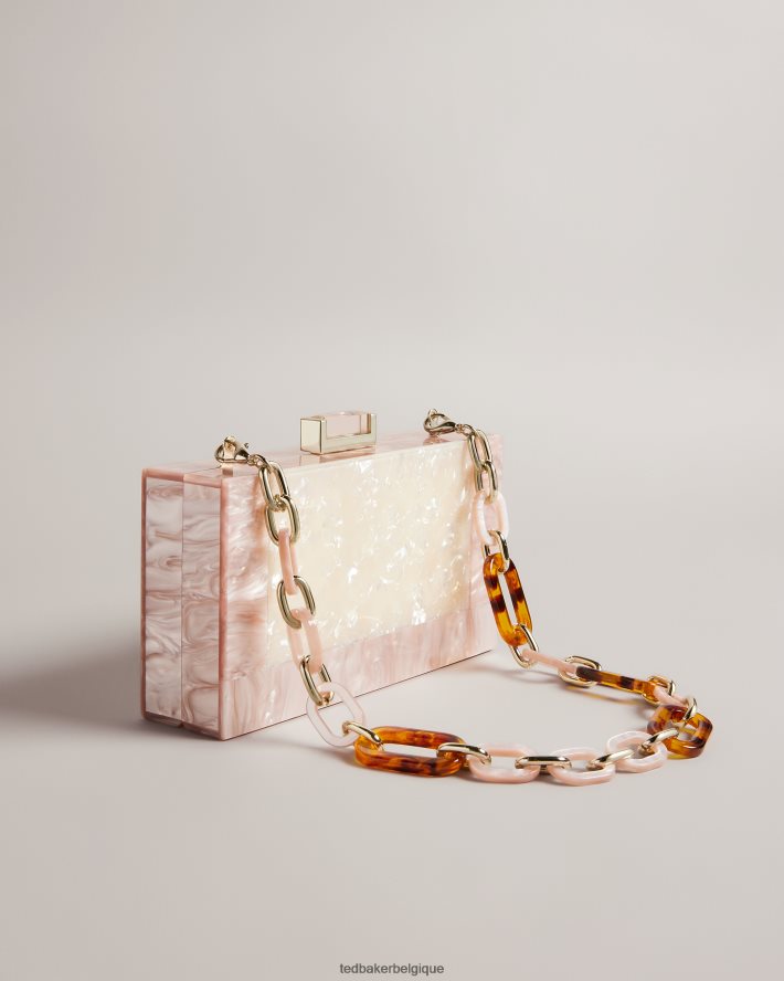 être Ted Baker femmes sac porté épaule plassie marbré naturel FR8J42742 Sacs