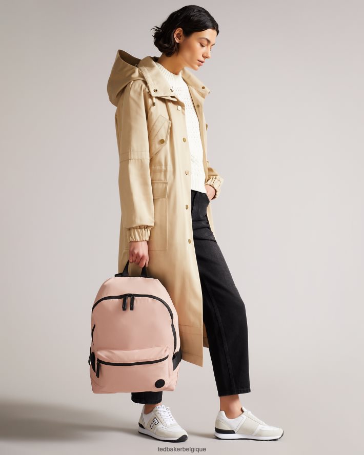 être Ted Baker femmes sac à dos pliable Ressah rose pâle FR8J42834 Sacs