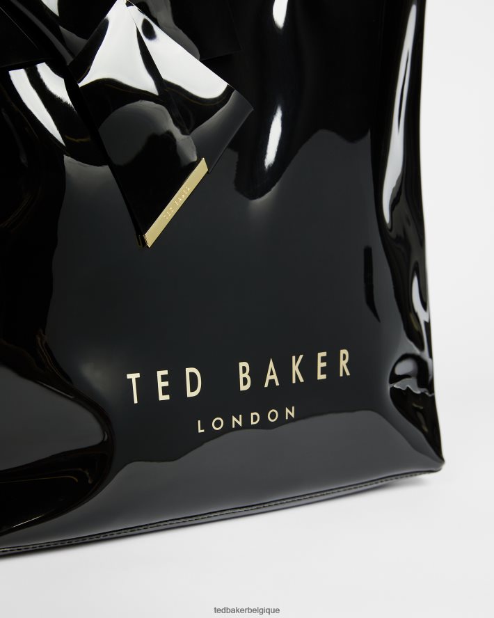 être Ted Baker femmes nicon noeud noeud grande icône noir FR8J42757 Sacs