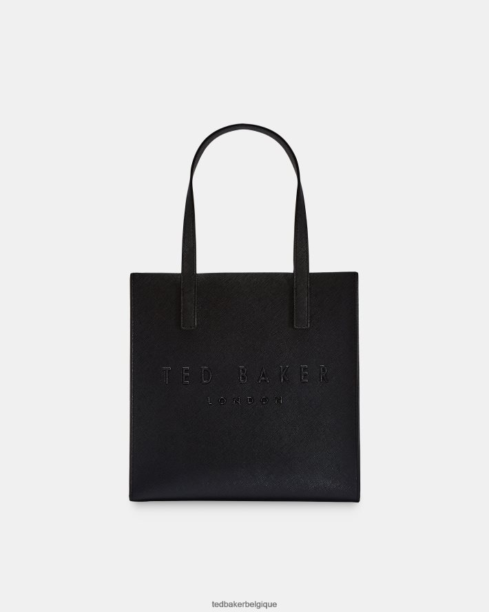 être Ted Baker femmes petit sac emblématique Seacon à hachures croisées noir FR8J42780 Sacs