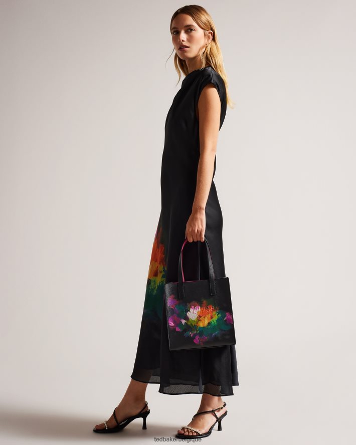 être Ted Baker femmes sac à petite icône à imprimé artistique Paticon noir FR8J42776 Sacs