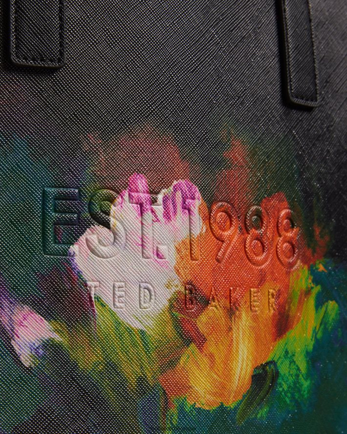 être Ted Baker femmes sac à petite icône à imprimé artistique Paticon noir FR8J42776 Sacs