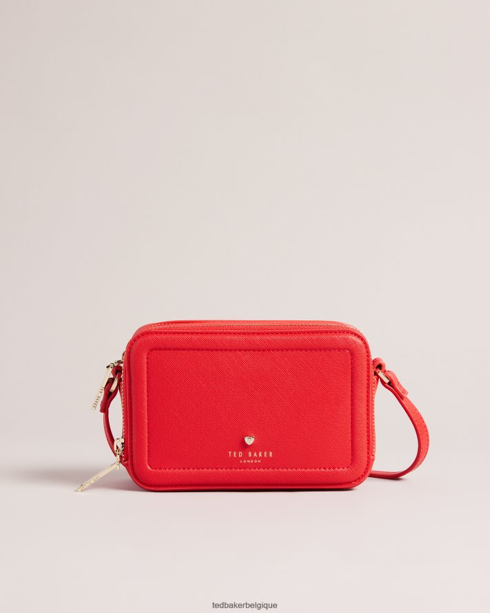 être Ted Baker femmes petit sac photo clouté coeur Stinah rouge FR8J42684 Sacs
