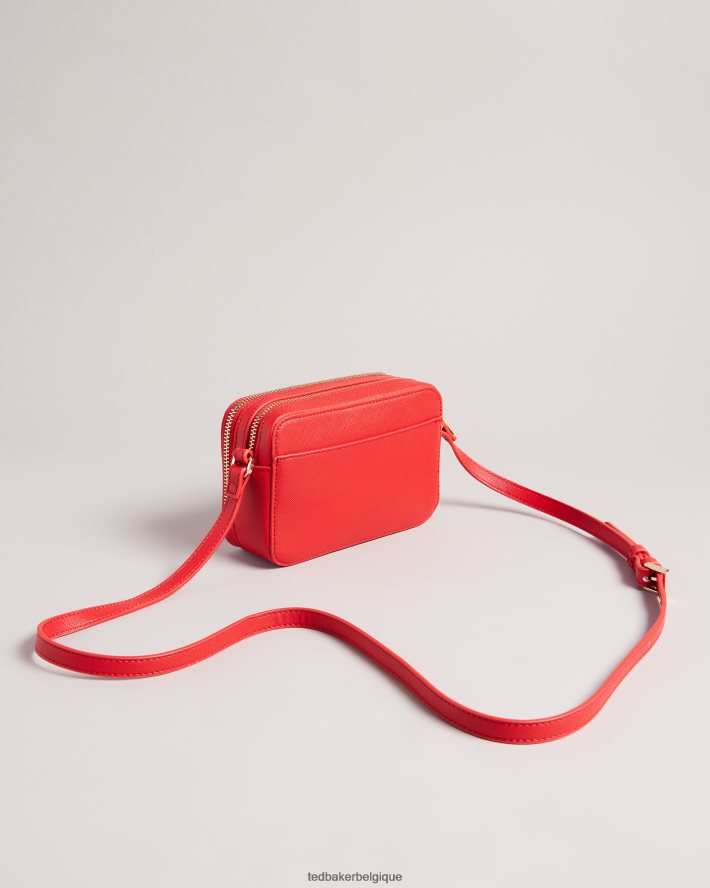 être Ted Baker femmes petit sac photo clouté coeur Stinah rouge FR8J42684 Sacs