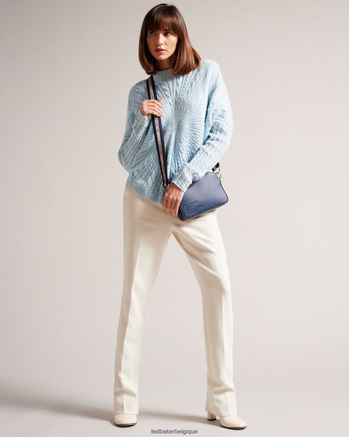 être Ted Baker femmes sac photo en sangle griffé Darcelo marine FR8J42677 Sacs